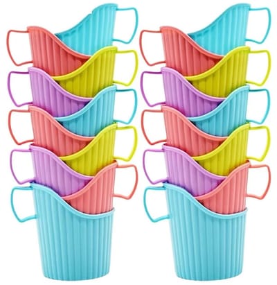 WiseGoods Premium 20 Bekerhouders - Hittebestendige Cup Cover - Anti-Brandwonden - Stapelbaar Voor Camping / Festival / Kantoor