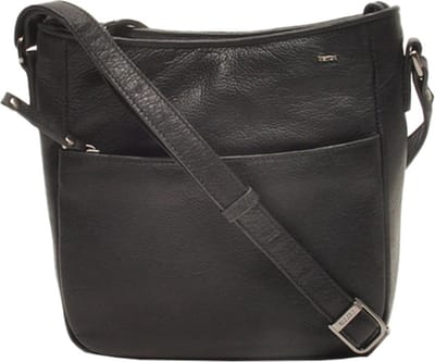 Berba | Lucca | Crossbody tas | Schoudertas | Dames | Zwart | Leer