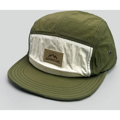 Retro Pet met Contrasterende Kleur, Baseballpet met Letter en Bergtop, Zonneklep voor Mannen en Vrouwen, Sneldrogende Pet met Platte Klep. 52-60cm gray