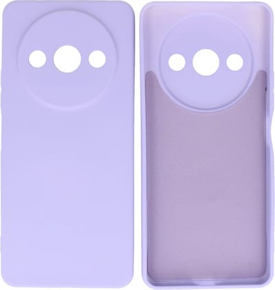 Hoesje Geschikt voor Xiaomi Redmi A3 - 2.0mm Dikke Fashion Telefoonhoesje Backcover - Siliconen Hoesje - Paars