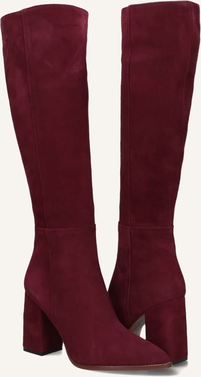 Notre-V 46994 Laarzen - Suède - Dames - Rood - Maat 41
