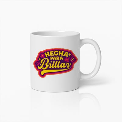 Hecha Para Brillar Mok 330ml – Spaanse Inspirerende Koffiebeker | Positief Motiverend Cadeau voor Vrouwen & Vrienden