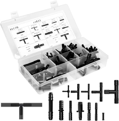 Hose connector set 113-delig - T-connectoren - veelzijdig - ideaal voor tuinbewatering - ShopVlot