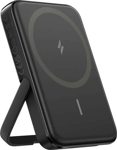 Anker 322 MagGo (7.5W) Powerbank met Standaard 5.000 mAh - Zwart