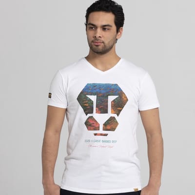 LIGER - Limited Edition van 360 stuks - Robert Rost - Great barrier Reef - T-Shirt - Maat S
