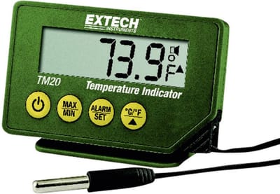 Extech TM20 Temperatuurmeter –40 – +70 °C – Sensortype K