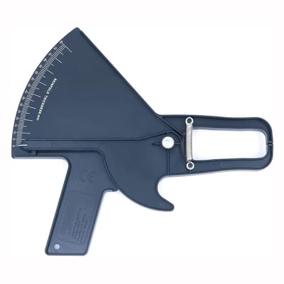 Dailygoods- Precisie Skinfold Remklauw - Betrouwbaar hulpmiddel voor lichaamsvetmonitoring - Huidplooi Schuifmaat - Meet tot 80 mm - Snelstartgids voor beginners - Gedetailleerd boekje voor gevorderde gebruikers - Lichaamsvetmeter