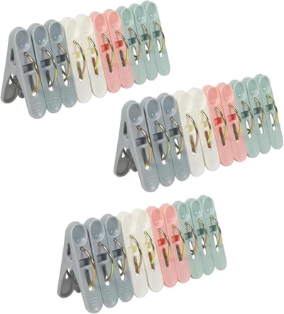 Kleurige Antislip Wasclips met Duurzame Grip - Set van 50