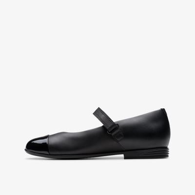 Finja Gem O. Black Leather Schoenen