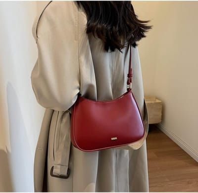 Stijlvolle Schoudertas voor Dames, Leren Clutch, Crossbody Tas met Verstelbare Bandjes, Perfect voor Dagelijks Gebruik en Avondjes Uit