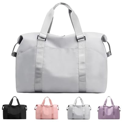 Sporttas voor Dames en Heren met Nat Compartment - Vouwbare Gym- en Reisbag