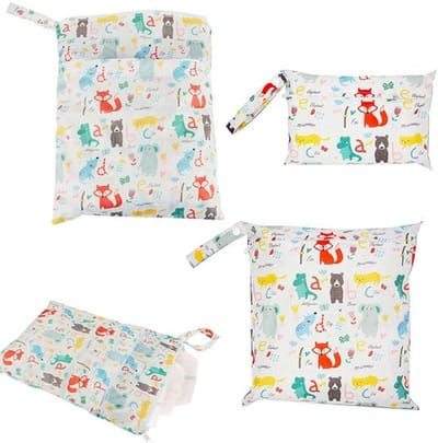 Dailygoody - Waterdichte luiertas - Herbruikbare natte tas - Met