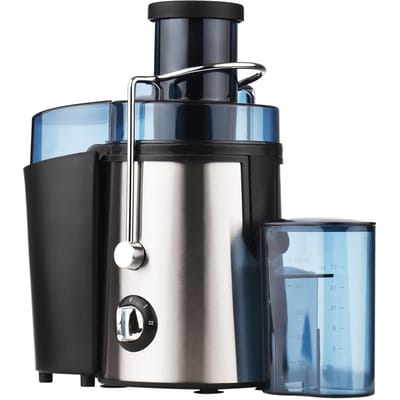 Swiitol Juicer Huishoudelijk L Kaliber Elektrisch Roestvrijstalen Behuizing 800W Hoog Vermogen Sterk Fruit EU Plug zilver