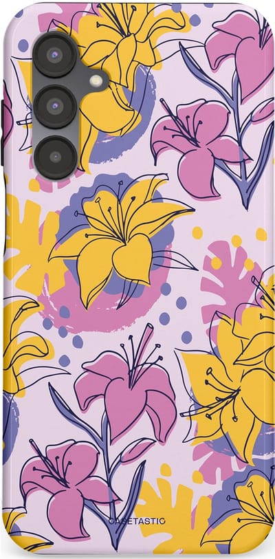 Casetastic Hoesje Geschikt voor Samsung A16 - Stijlvolle Beschermende Duo-layer Case - Flora Fantasia
