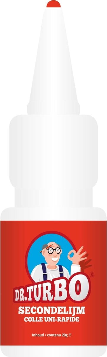 Dr. Turbo Secondelijm -  20 Gram - Breed Toepasbaar en Transparant