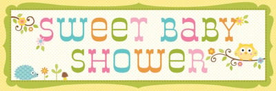 Woodland Baby Shower Banner 1.52mx 50cm