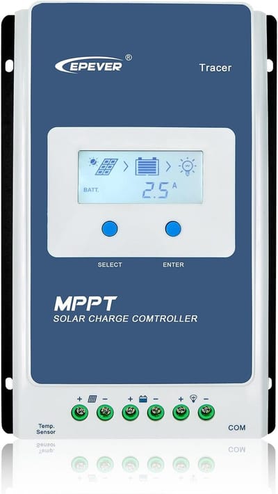 MPPT Laadregelaar 30A 12V 24V voor Zonnepaneel - Max PV 100V