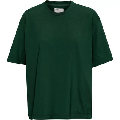 Dames-T-shirt Colorful Standard Organic oversized hunter green