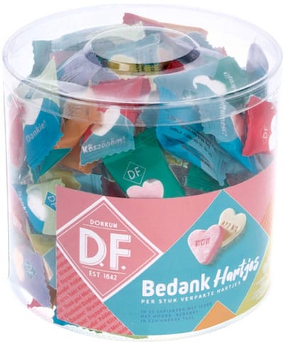 D.F. - Bedankhartjes - 200 stuks - Omdoos 6x