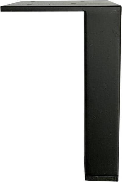 Furniture Legs Europe Vierkante Industriële Meubelpoot - 17 cm - Zwart