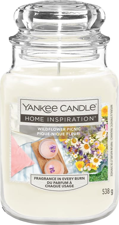 Yankee Candle Home Inspiration - Wildflower Picnic Large Jar - 150 branduren
