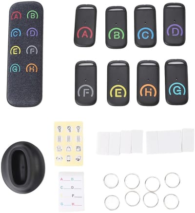 Dailygoody - Sleutelzoeker - Draadloze afstandsbediening - 80 dB luid geluid - Compact formaat - Sleutels en portemonnees - Handig voor dagelijks gebr...