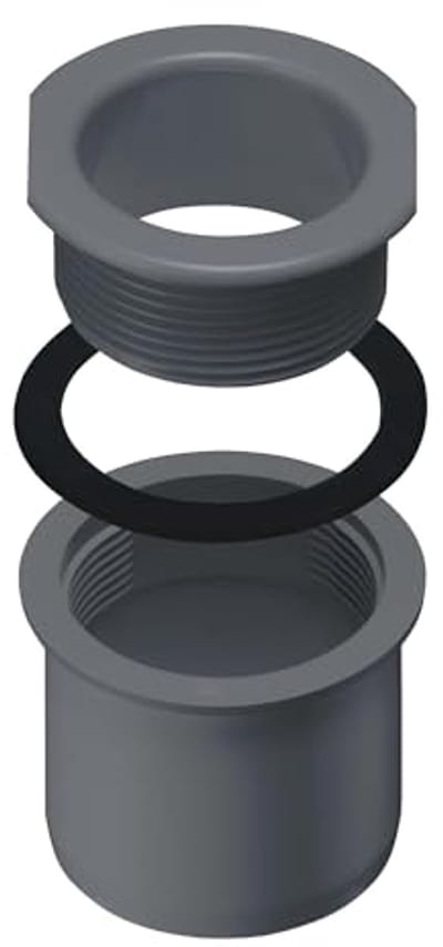 Schroefverbindingsgoot voor regenpijp 83/75mm antraciet