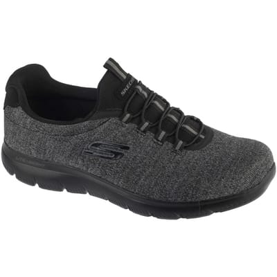 Skechers Sport Heren SUMMITS FORTON Sneakers WIDE FIT Herenschoenen Zwart
