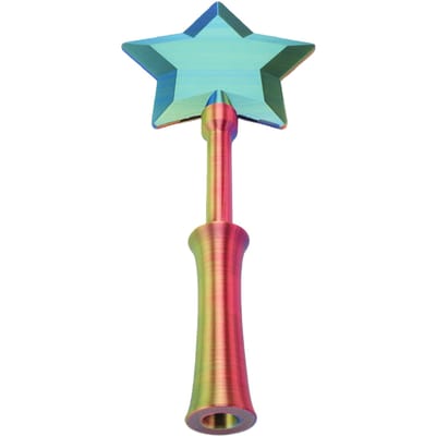 Baguette Porte-Carte de Crédit Imprimée en 3D PLA Extensible Tap to Pay Star Paiement Sans Contact pour Cadeau de Noël d'Anniversaire bleu
