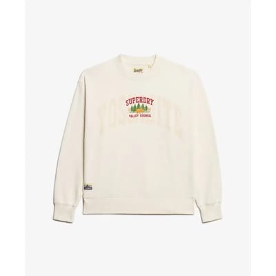 Superdry - Travel Souvenir sweatshirt met ronde hals en losse pasvorm - Dames - Truien