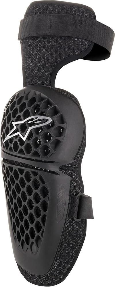 Kniebeschermers - Kniebescherming Motocross - Bescherming Tijdens Sport - Ergonomisch Asymmetrisch Ontwerp - Eén Maat - Zwart