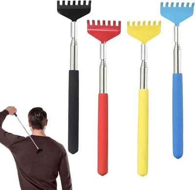 Telescopische Rugkrabber Set van 4 - Uittrekbaar van 20 cm tot 68 cm voor Effectieve Jeukverlichting