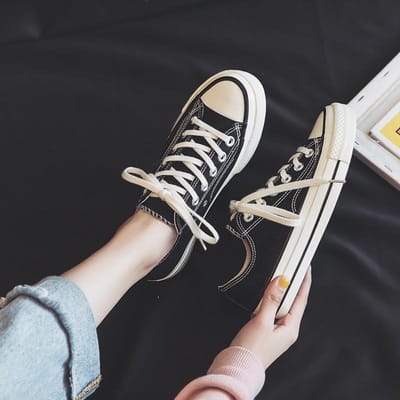 Lente Witte Schoenen Dames Puur Wit Alles-Match Hoge Canvas Schoenen Ins Trendy Ruian Gevulkaniseerde Skateschoenen 39