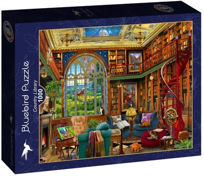 Country Library Puzzel 1000 Stukjes