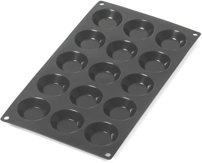 Lékué Bakvorm 15 Tartelettes - Siliconen - Black