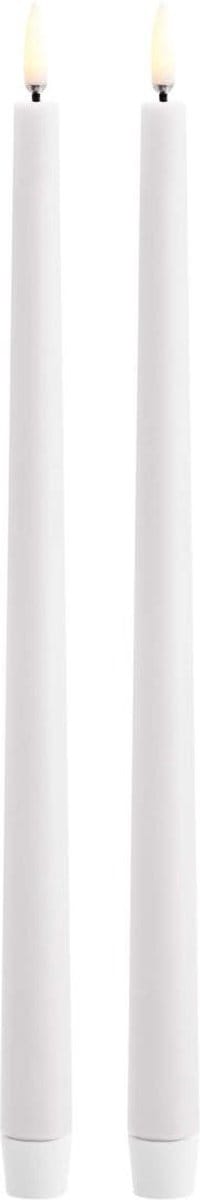 Uyuni LED Tafelkaars Slim-line, Wit - Smooth, Set van 2, 2,3x32cm