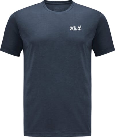 Jack Wolfskin VONNAN S/S T M Heren Outdoorshirt-midnight sky