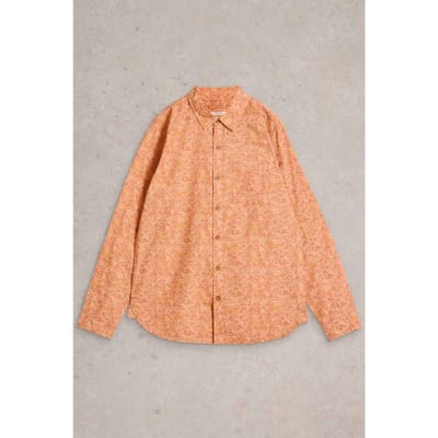 White Stuff Ls Seaweed Printed Shirt Pink Print Maat: M | Casual Overhemden Outlet | Heren | Roze