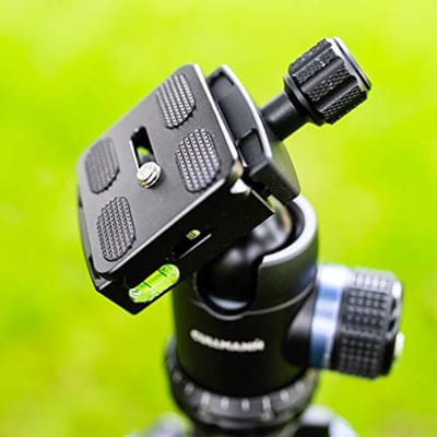 Lichtgewicht Carbon Driepootstatief met Hoofdbelasting van 15 kg (Max. 164,5 cm)