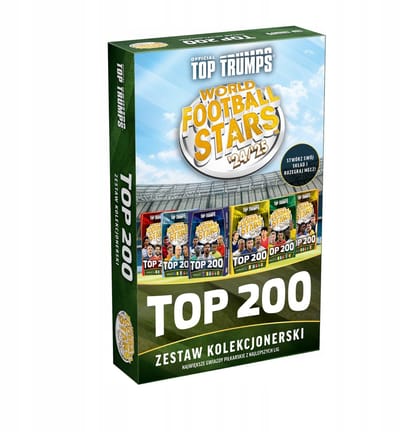 Top Trumps World Football Stars Kaarten - 200 Grootste Voetbalsterren