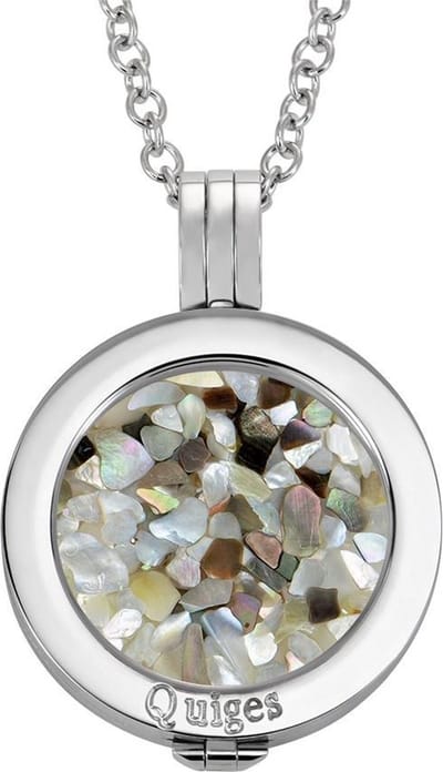 Quiges Munthouder 25mm van Roestvrij Staal met Munt en Ketting - EPRHZ088