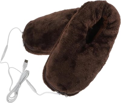 USB Verwarmende Pantoffels Fuzzy Home Pantoffels Voor Vrouwen Voetverwarmer Pluizige Voetwarmers Harige Voetwarmer Elektrische