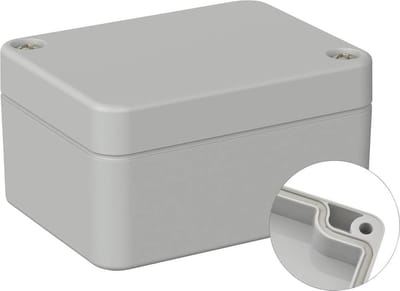 TRU COMPONENTS TC-9065436 Outdoorbehuizing 65 x 50 x 35 Polycarbonaat Grijs-wit (RAL 7035) 1 stuk(s)