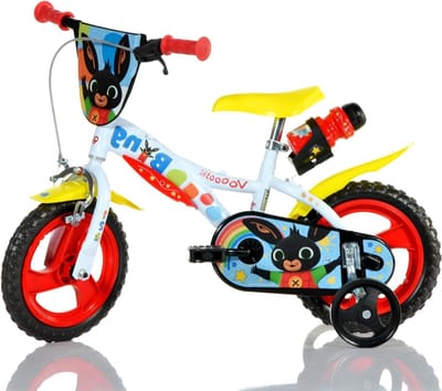 Meisjesfiets - Kinderfiets Loopfiets - Leren Fietsen - Met Bel Voorplaat - 12 Inch - Wit
