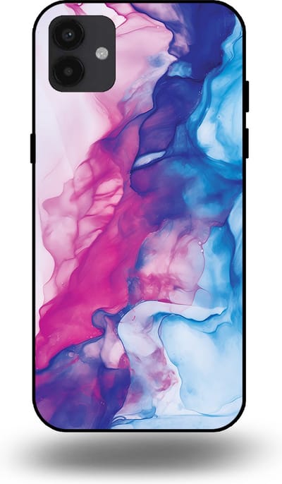 Smartphonica Telefoonhoesje Geschikt voor Samsung Galaxy A04 met Roze Blauw Marmer Opdruk - TPU Backcover Case Rose Blue Marble Design geschikt voor Samsung Galaxy A04