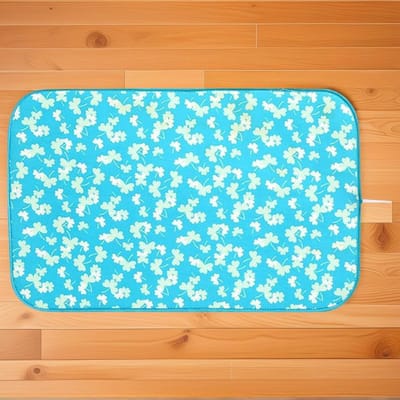 Strijkmat - Strijkplank - IJzergaas mat - Tafelstrijkplank - Handheld Strijkplank - Stoomstrijkijzer Matje - Hittebestendige beschermdoek voor strijken - Compacte mat - Mini Strijkplank - Kleding bescherming - 45*70cm - Blauw - Katoen