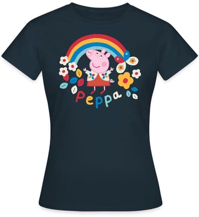 Peppa Pig Regenboog T-Shirt Dames