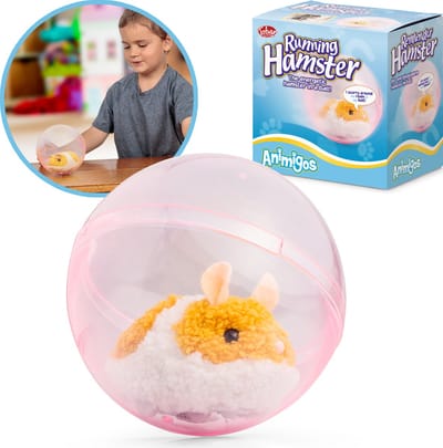 Harry De Rennende Hamster Bewegend Speelgoed Hamsterbal Batterijen Rollende Loopbal Speelbal Bal