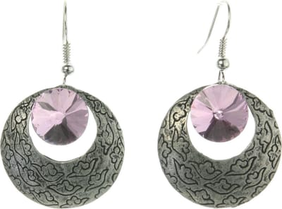 Behave - Oorhanger rond design - lavendel chic - feestlook