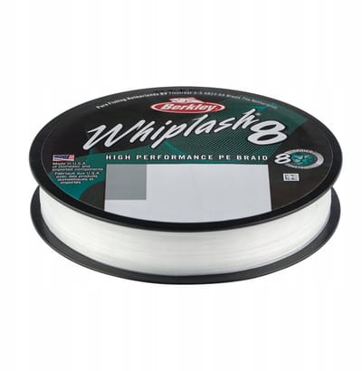 Berkley Whiplash 8X Crystal 300m 0.18mm Visdraad - Sterk & Onzichtbaar